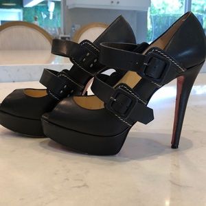 Authentic Christian Louboutin Mary Jane heels